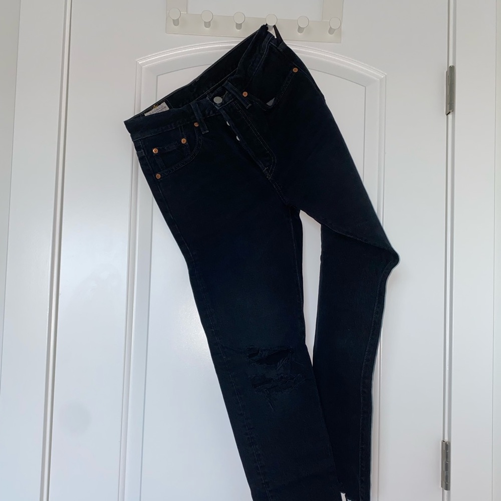 Levi 501 black jeans